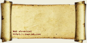 Danica Simanić vizit kartica